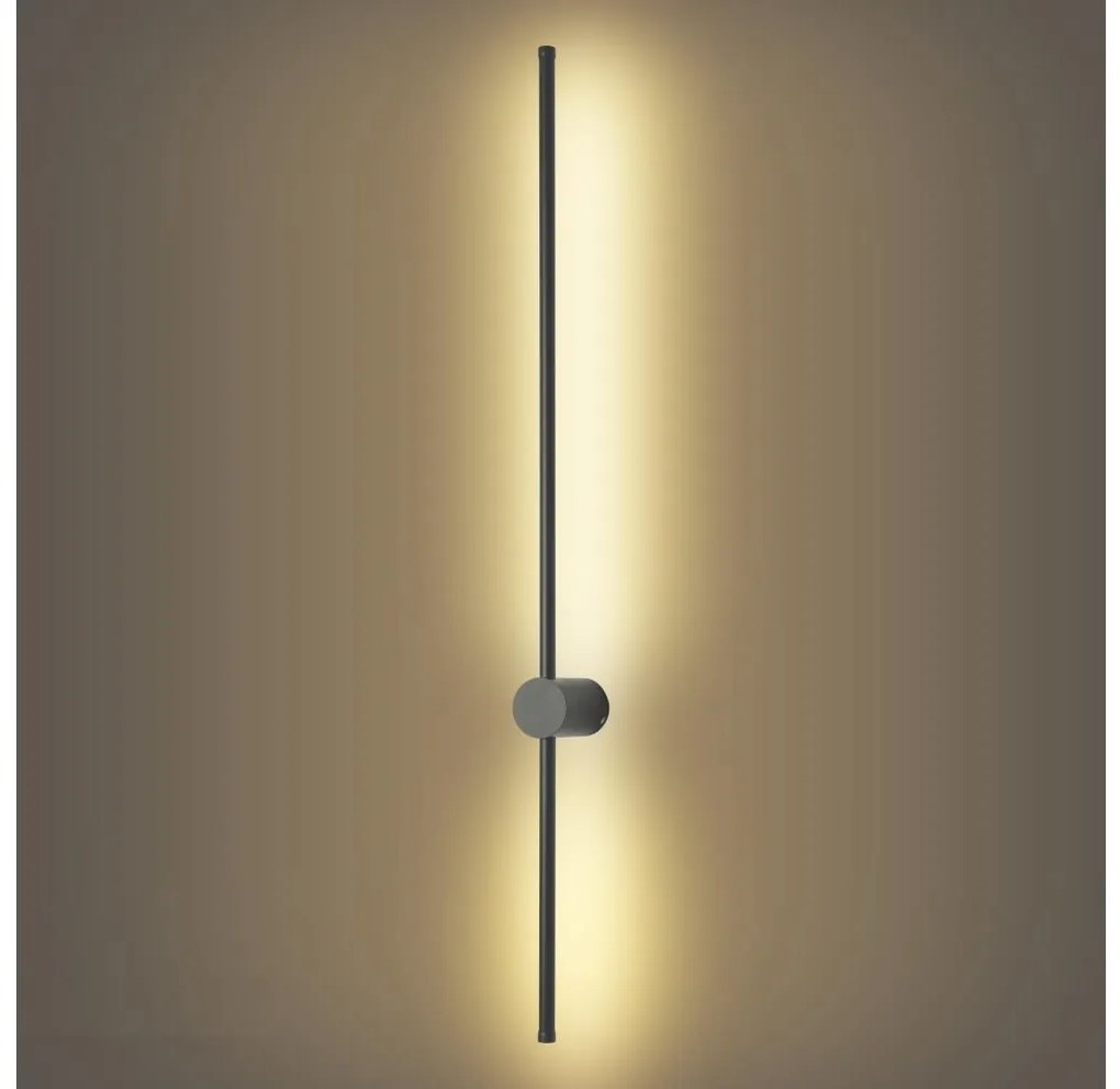 Brilagi - Aplică LED de exterior AURA, 20W, 230V, 3000K, IP54, antracit