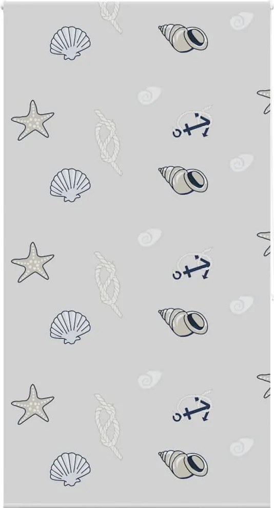 vidaXL Jaluzea cu rolă de duș 130x240 cm lățime material 126 cm