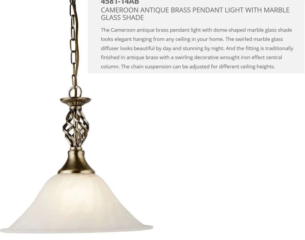 Pendul traditional stil clasic Cameroon 4581-14AB SRT