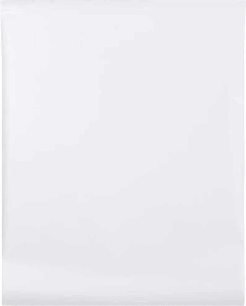 vidaXL Folie fereastră, mată, alb, 90x1000 cm, PVC