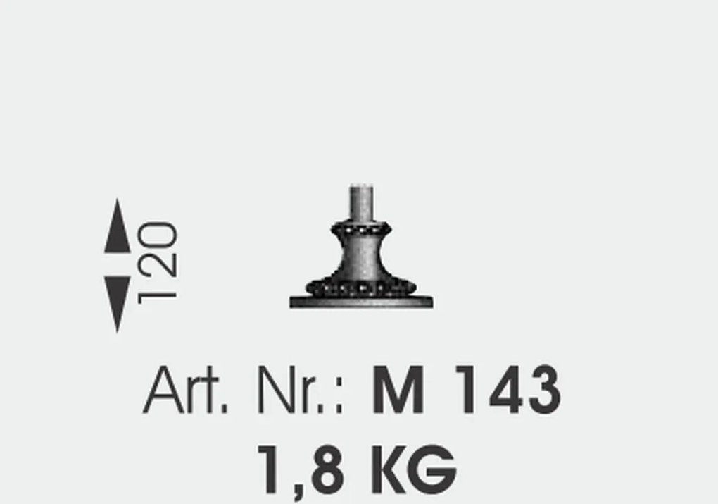Stalp iluminat exterior din fier forjat, inaltime 60cm, AL 6613