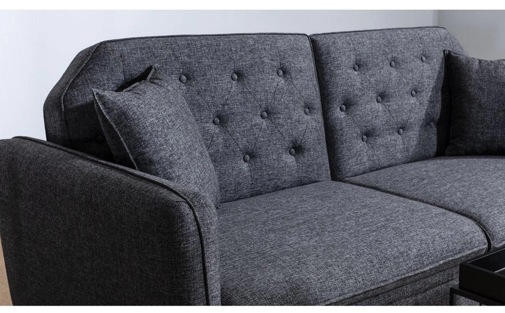 Canapea extensibila cu 3 Locuri Weghorst, 202 x 83 x 82 cm
