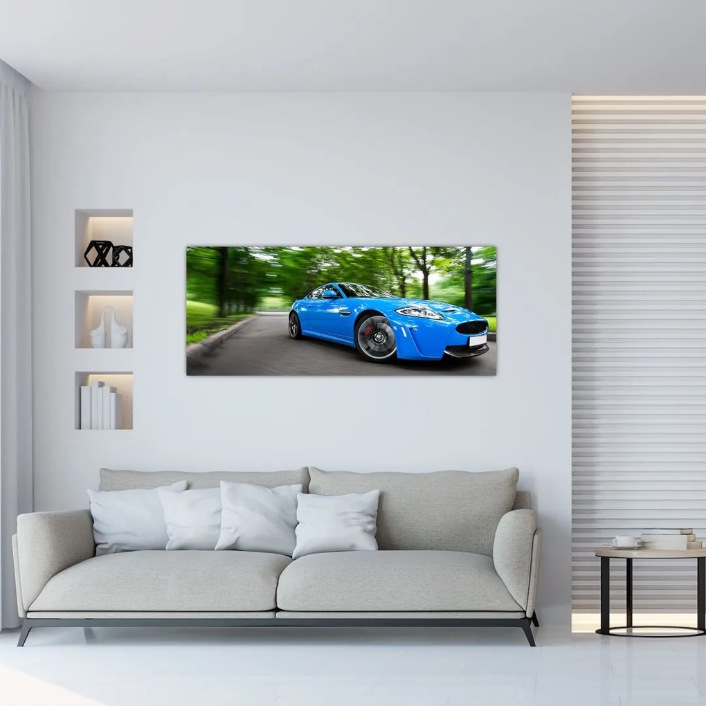 Tablou - Mașina de curse (120x50 cm)