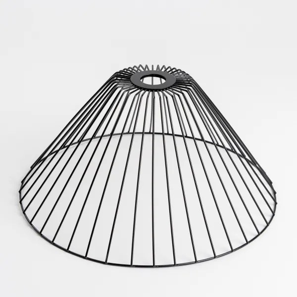 Brilagi - Lustră LED aplicată CERIA WIRE 1xE27/60W/230V Ø 45 cm neagră