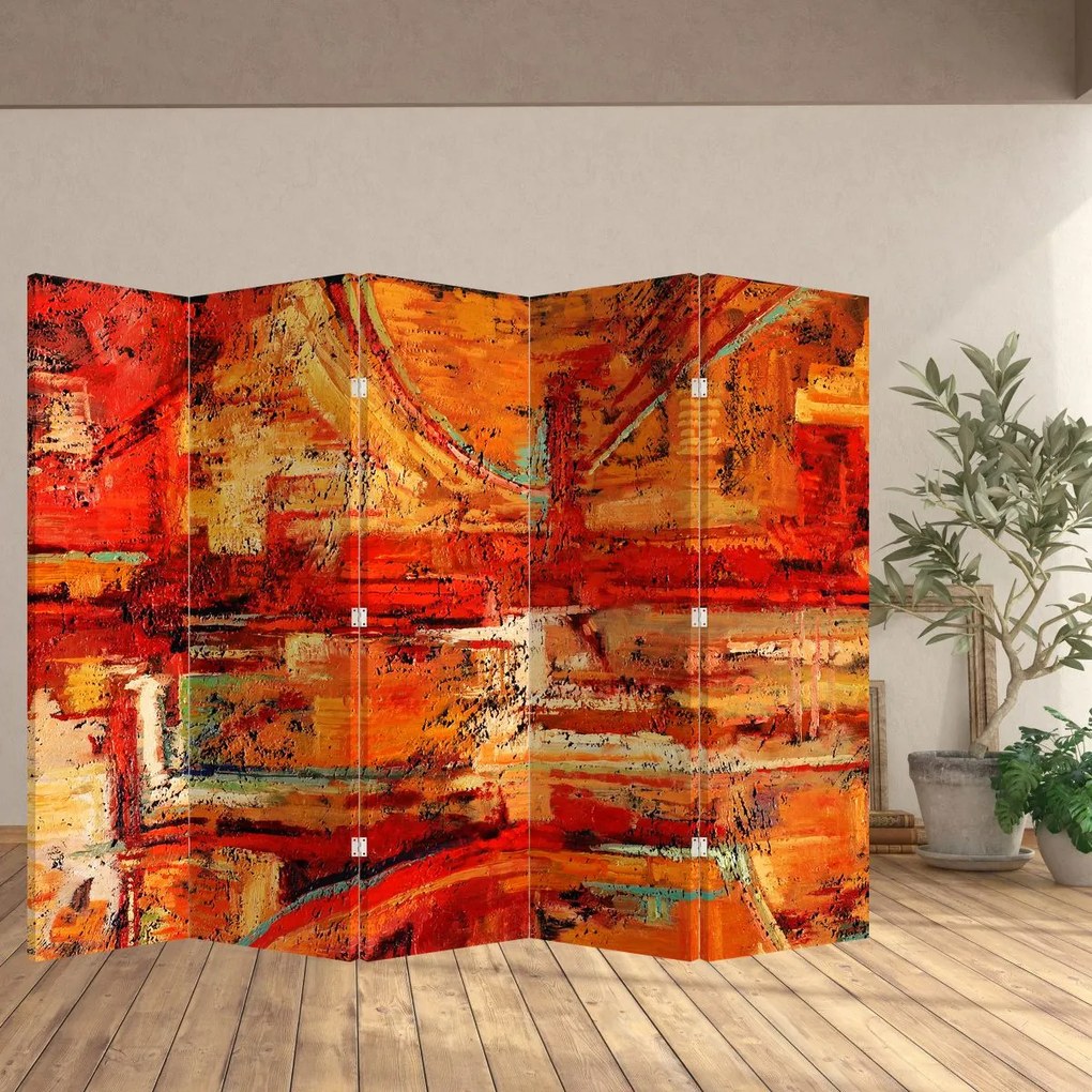 Paravan - Pictură pe pereți (210x170 cm)