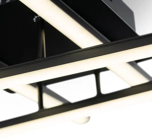 Brilagi - Plafonieră LED STRIPES LED/37W/230V neagră