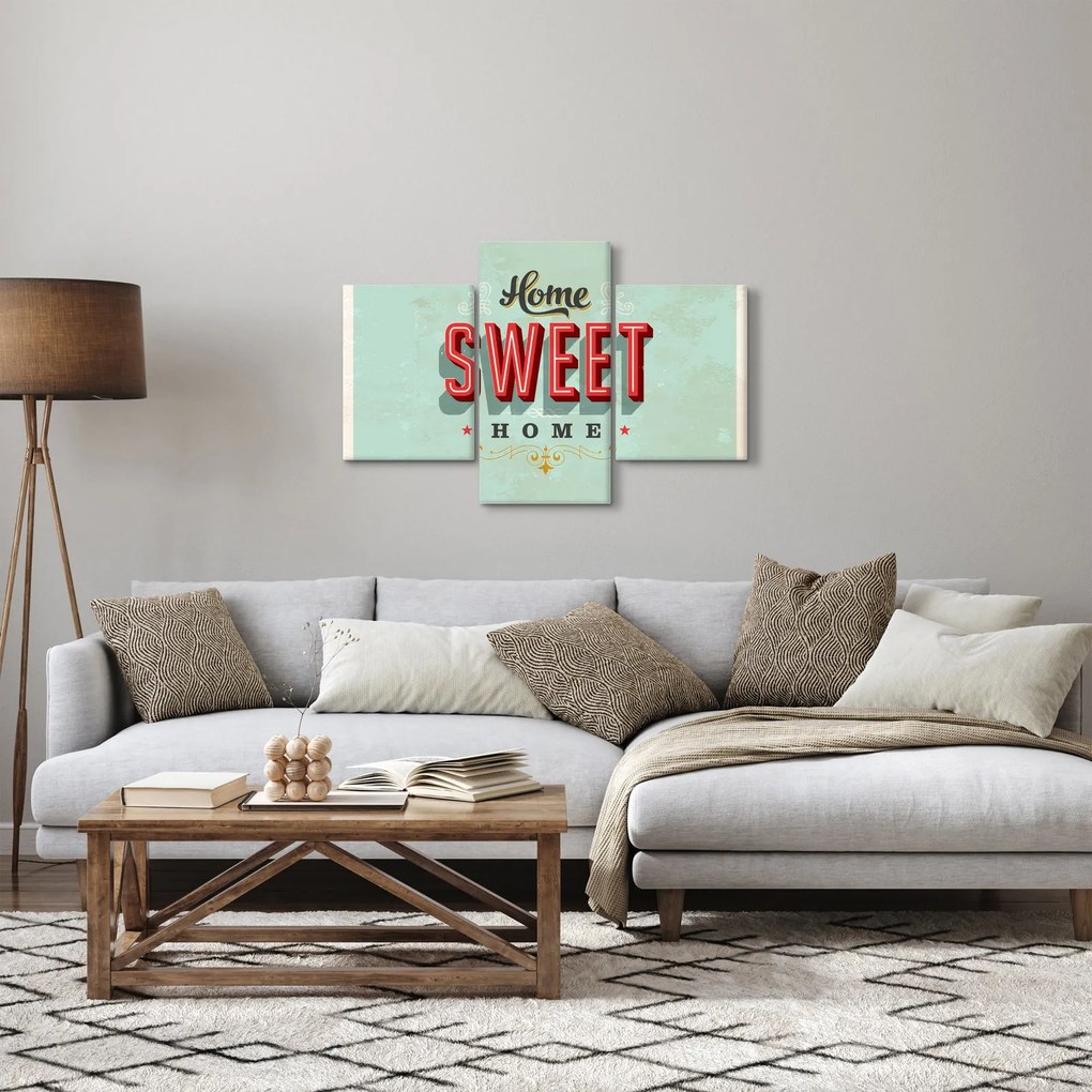 Tablou - Home sweet home (90x60 cm)