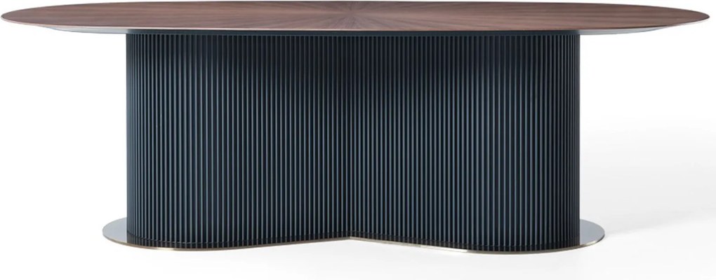 Masă lemn masiv Papillon, 242 × 115 × 76 cm