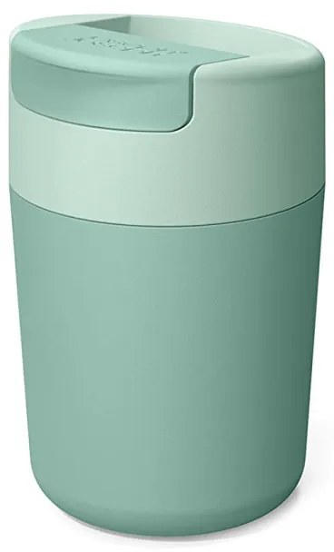 Thermos Joseph Joseph Sipp 81122, Capac de etansare, 340 ml, Fara BPA, Verde
