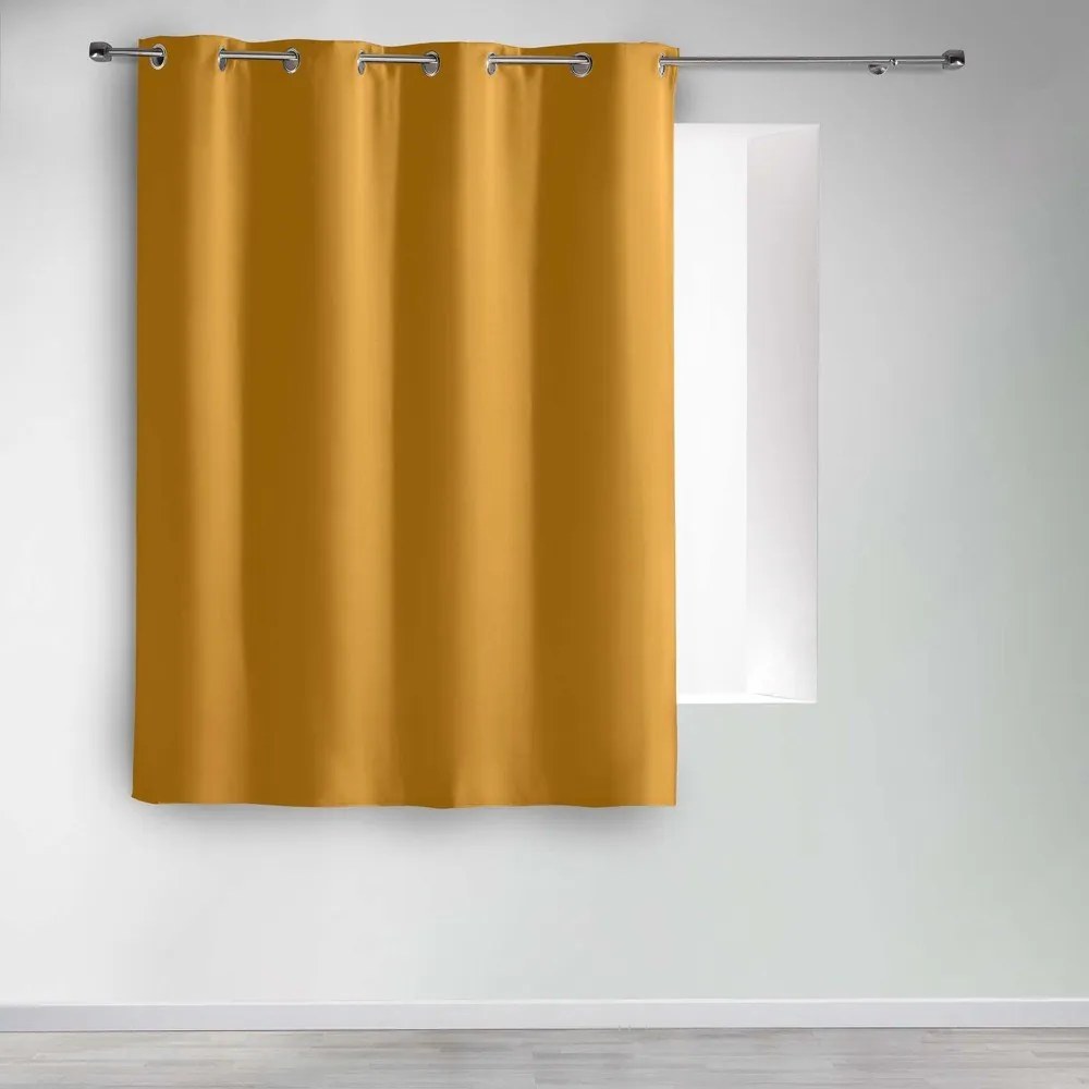 Draperie galben ocru blackout 135x180 cm Occult – douceur d'intérieur