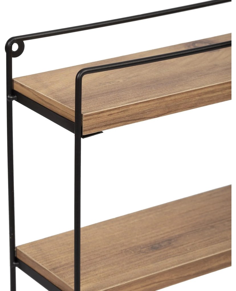 Măsuță laterală Lasobe (stejar + negru) . 1095977