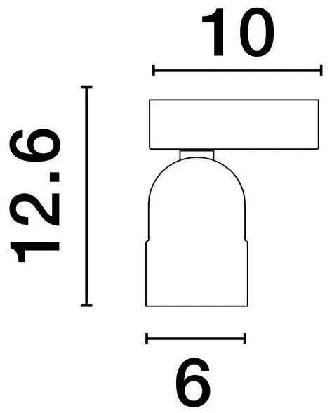 Plafoniera, Spot LED modern aplicat SIRMOS