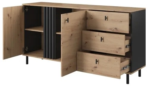 Dulap BADIA stejar/antracit