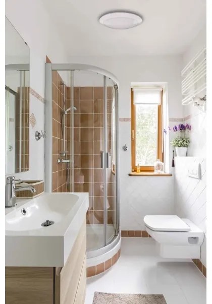 Plafonieră LED de exterior cu senzor RENO LED/16W/230V IP66 alb