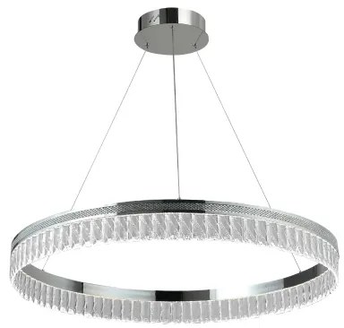 Candelabru cu cristale LED reglabil pe cablu THALIA LED/55W/230V 3000-6000K + telecomandă