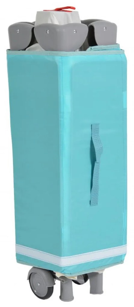 Patut pliant transformabil in tarc copii NOVOKIDS™ Indiana NEST, 62X125 cm, 2 Niveluri, Jucarie Carusel muzical, Fermoar acces lateral, Geanta bebe,