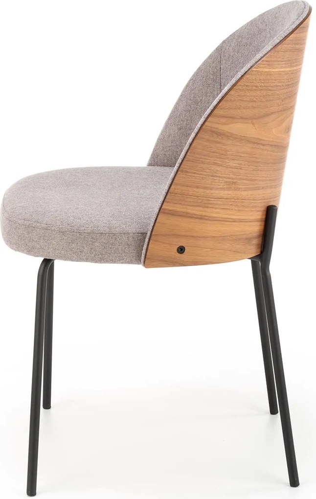 Promotie Scaun gri NORME din otel lacuit Calitatea a II-a