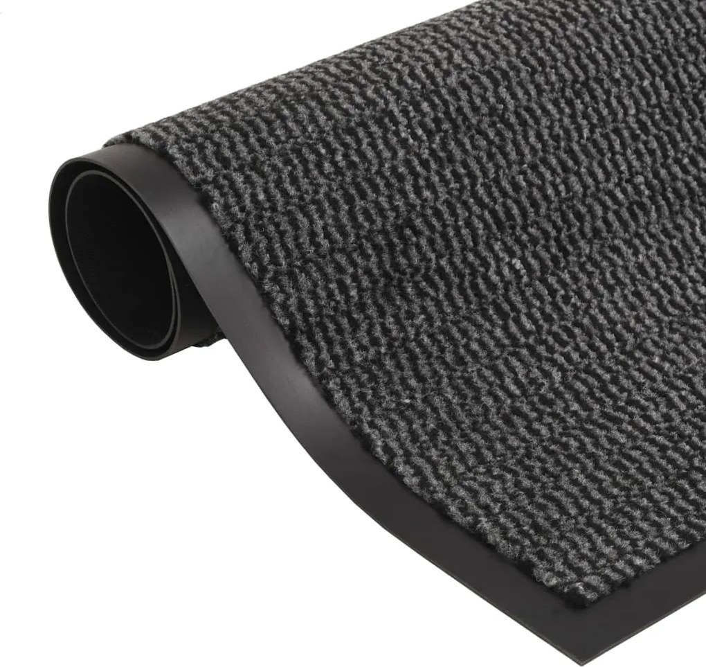 vidaXL Covor de ușă anti-praf, antracit, 80x120 cm, dreptunghiular