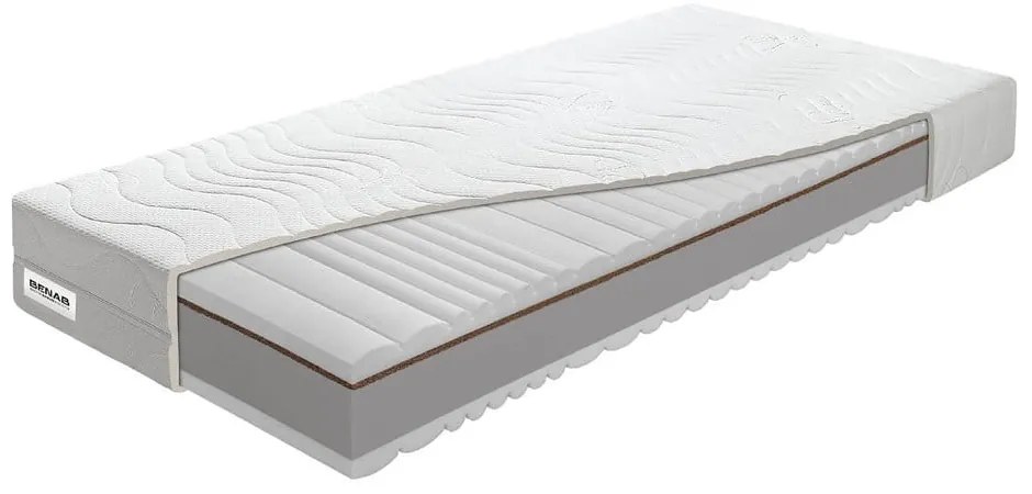 Saltea mediu-fermă/extra dură din spumă reversibilă 80x200 cm BonVitality HR – BENAB