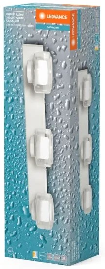 Aplică LED pentru baie Ledvance ORBIS FLAME 3xLED/5,5W/230V IP44 alb