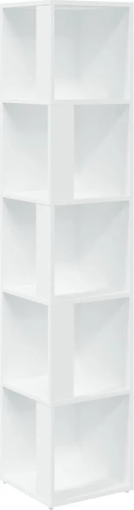 vidaXL Dulap de colț, alb, 33x33x164,5 cm, PAL