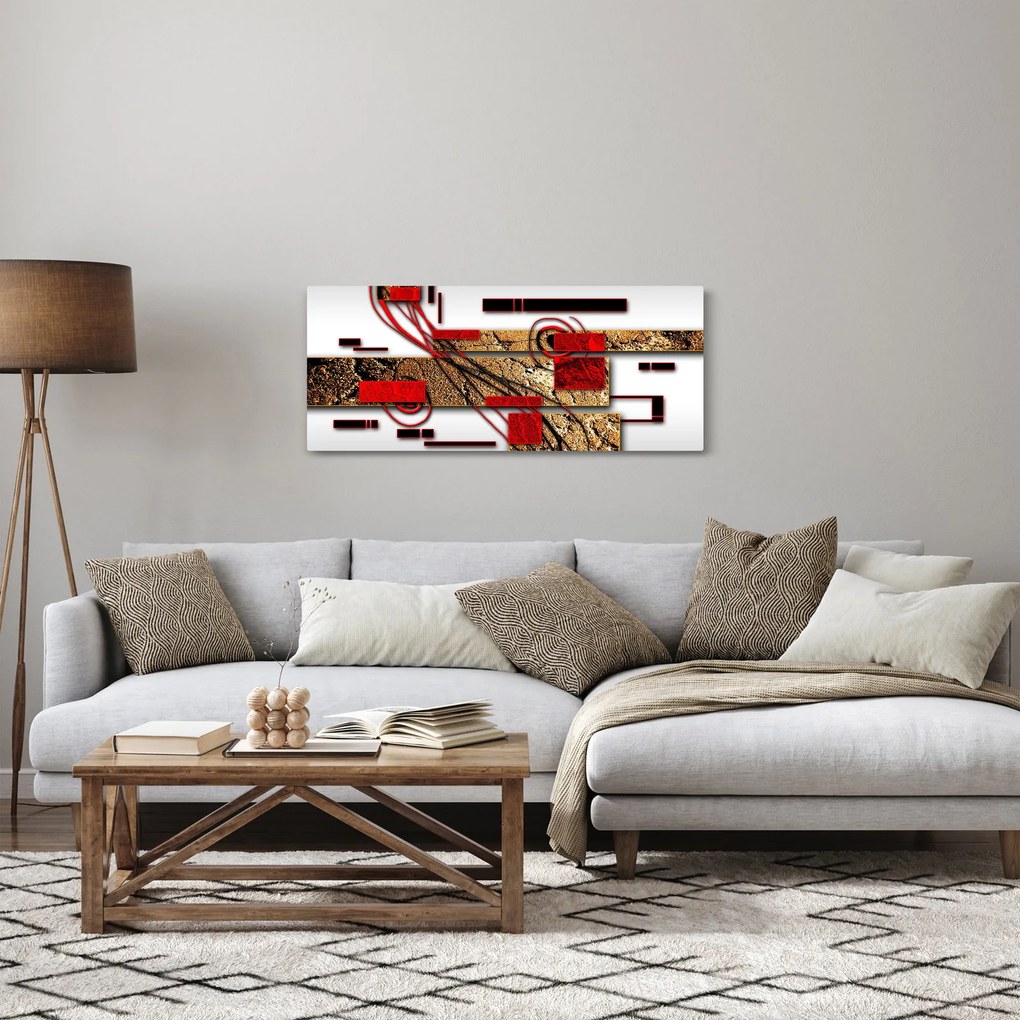 Tablou cu abstracție (120x50 cm)