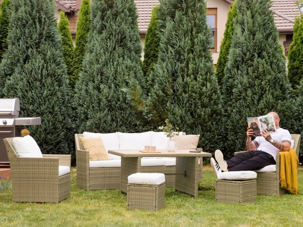 Set mobilier de grădină Francesca (maro). 1078971