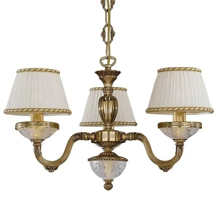 Candelabru din alama 3 brate design italian 6502