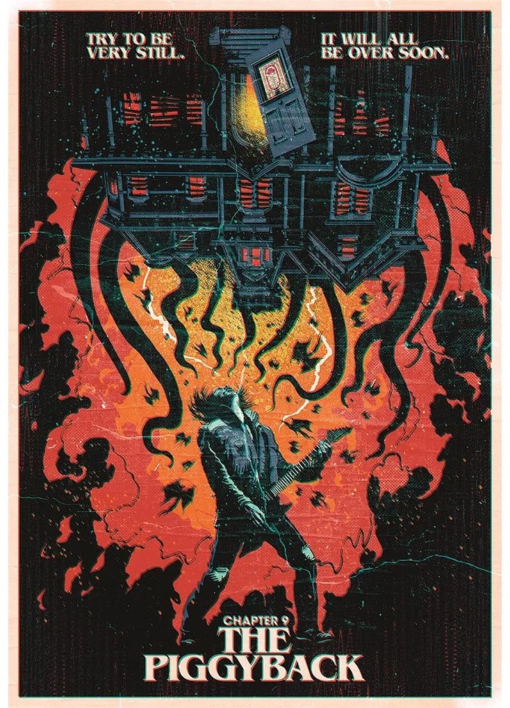 Stranger Things Piggyback Puzzle Compact Clementoni cu 1000 de piese