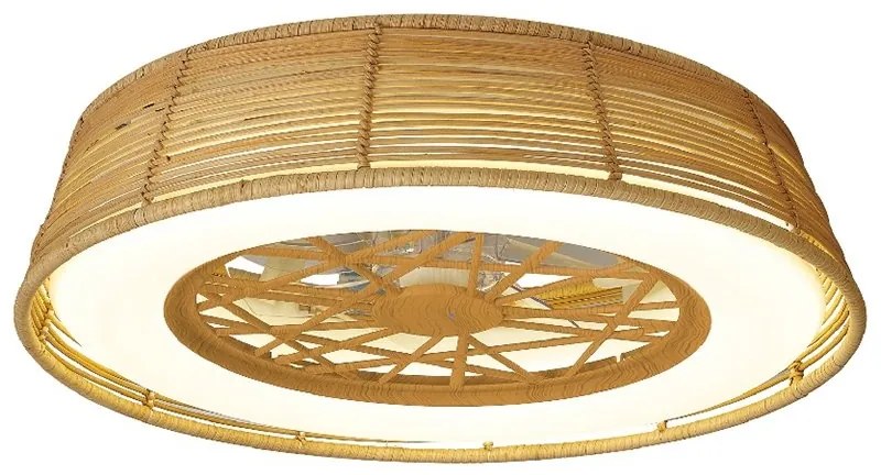 Lustra LED cu Ventilator si telecomanda, IP44, INDONESIA Mini MA-8225