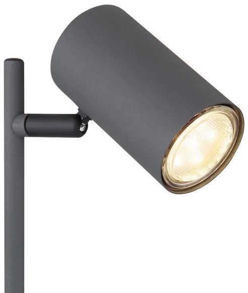 Globo 57910TG - Lampă de birou ROBBY 1xGU10/5W/230V gri/maro