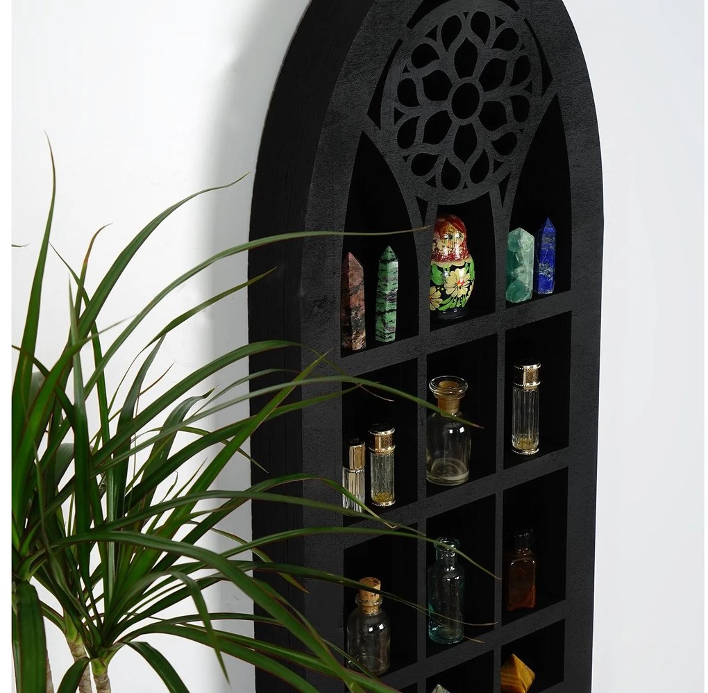Organizator de perete Vanute 10 (negru) . 1094456