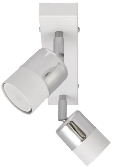 Spot LED TUBSSON 2xGU10/4,8W/230V alb/crom lucios