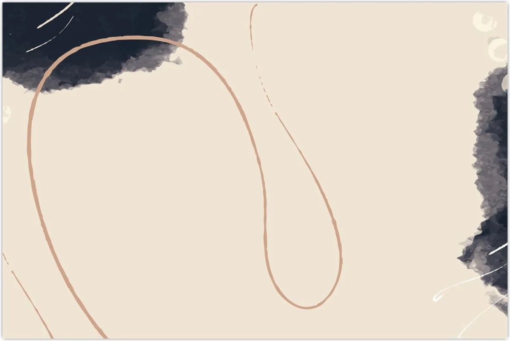 Tablou - Abstractizare bej (90x60 cm)