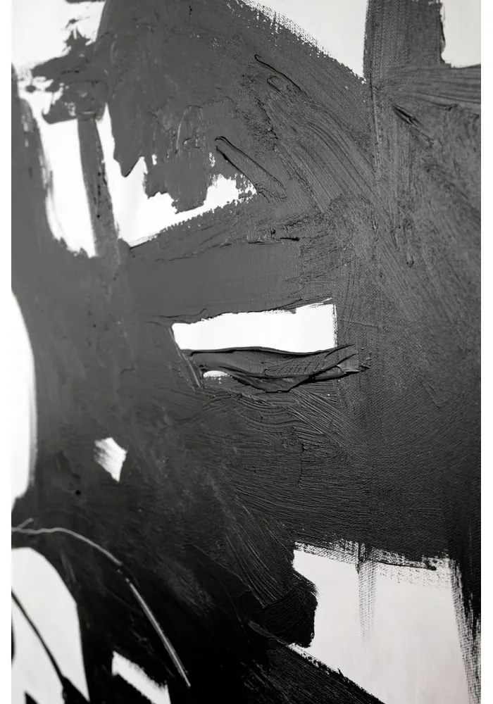 Tablou pictat manual 100x100 cm Playblack 1 - Malerifabrikken