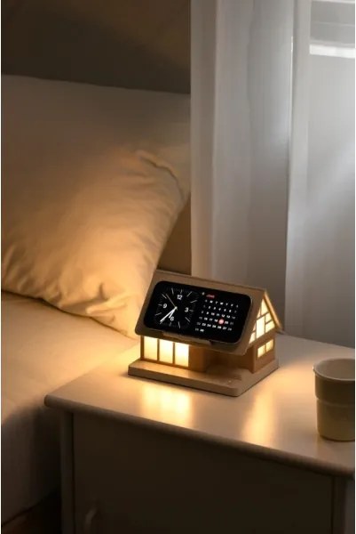 Immax NEO 09108L-LED Lampă de masă cu încărcare wireless DREAM HOME LED/2W/230V