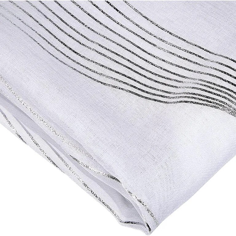 Draperie decorativă ERIKA, albă, 135 x 240 cm set 2 buc