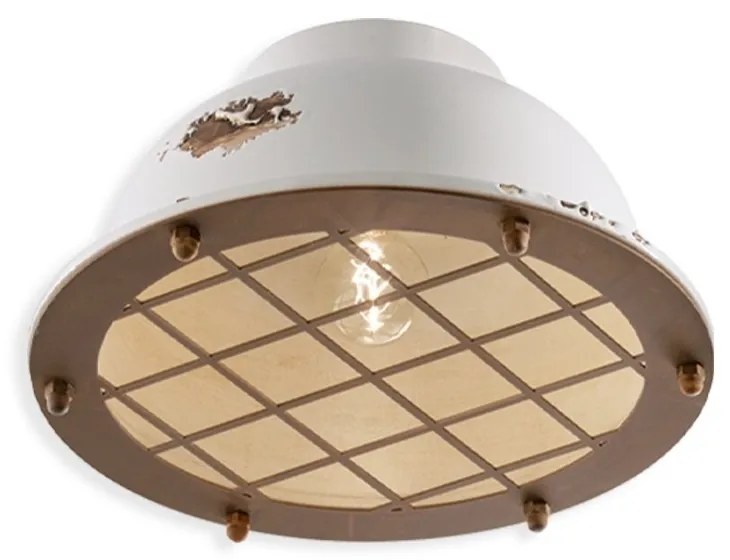 Plafoniera design retro realizata manual din ceramica INDUSTRIAL