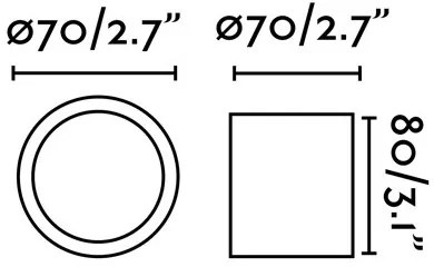 Faro 64207 - Spot LED HARU LED/6W/230V negru