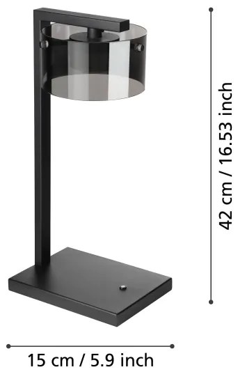 Lampă de masă LED dimabilă COPILLOS 1xLED/7,2W/230V Eglo 39877