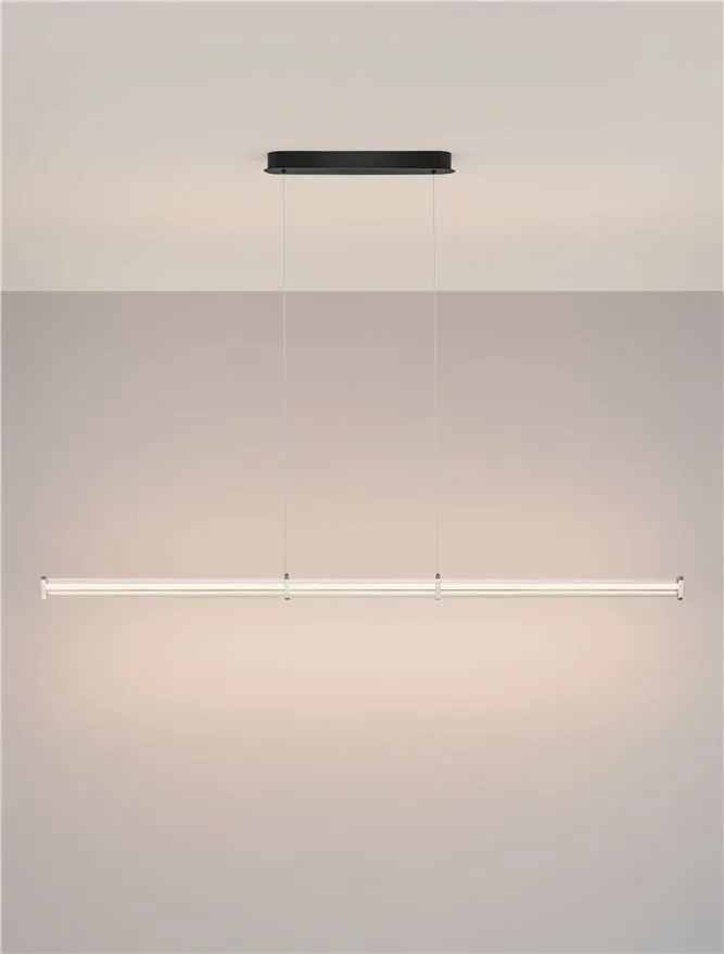 Lustra suspendata LED 2700K PHEME nickel satinat