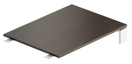 Element de actiune Creator 80 x 60 cm, baza alba, fara picioare, wenge
