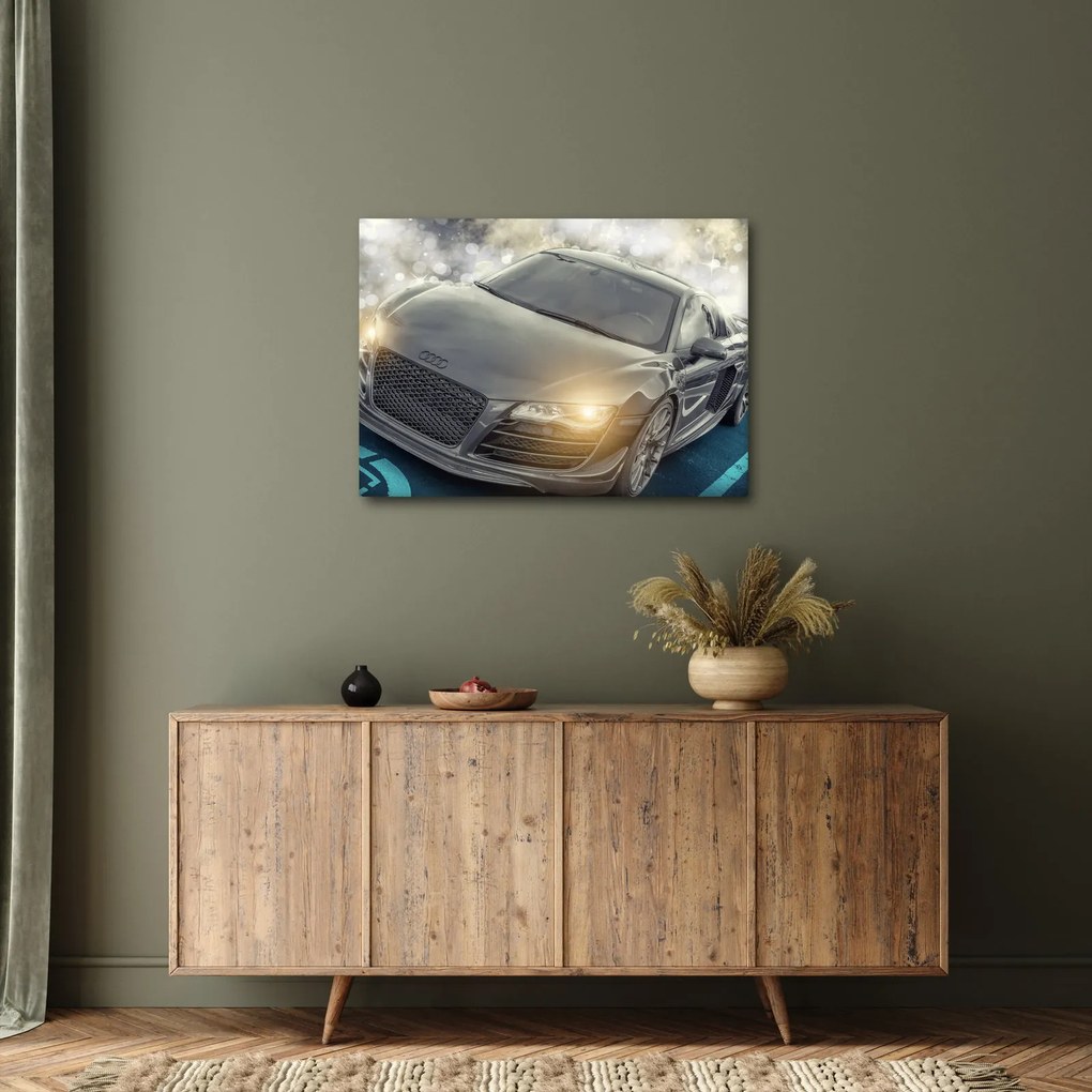 Tablou cu Audi - gri (70x50 cm)