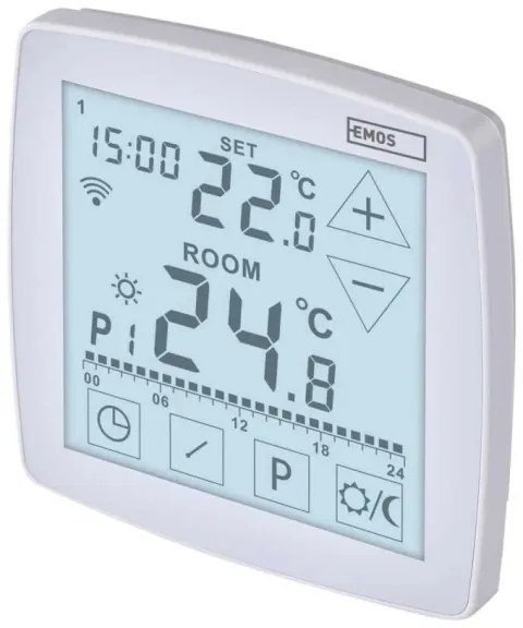 Termostat digital fără fir GoSmart 230V/16A, Wi‑Fi compatibil Tuya
