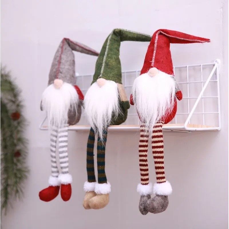 Piticot decorativ SANTA CLAUS 50 cm - mai multe culori Culoare: Rosu