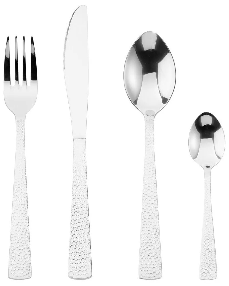 Set tacâmuri pentru 6 persoane D'ORO, inox, mâner decorativ