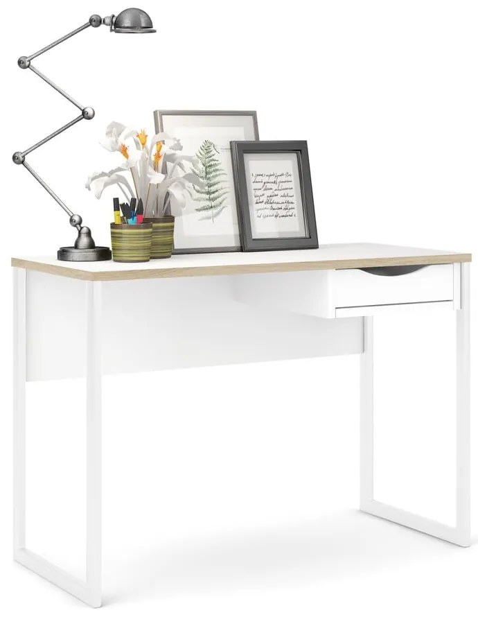 Birou Tvilum Function Plus, 110x48 cm, alb