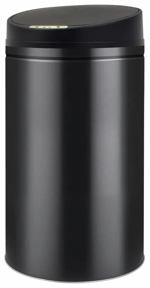 50540 vidaXL Coș de gunoi cu senzor automat 42 L, negru