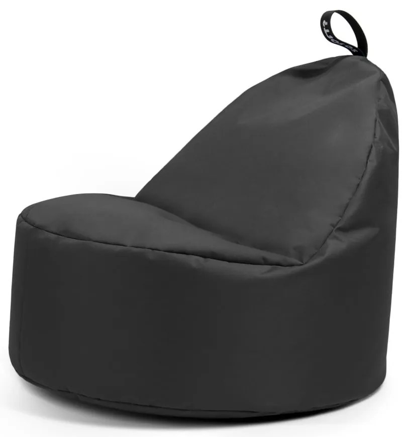 Fotoliu puf pentru copii gri Round M – So Soft?