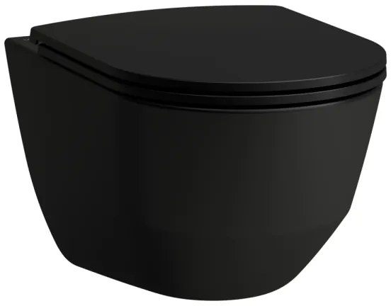 LAUFEN H8989667160001 - Capac WC SoftClose PRO din duroplast, negru